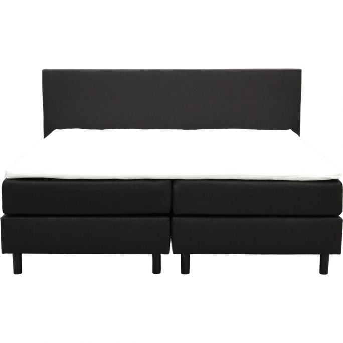 Boxspring Luca in stof Hugo Black