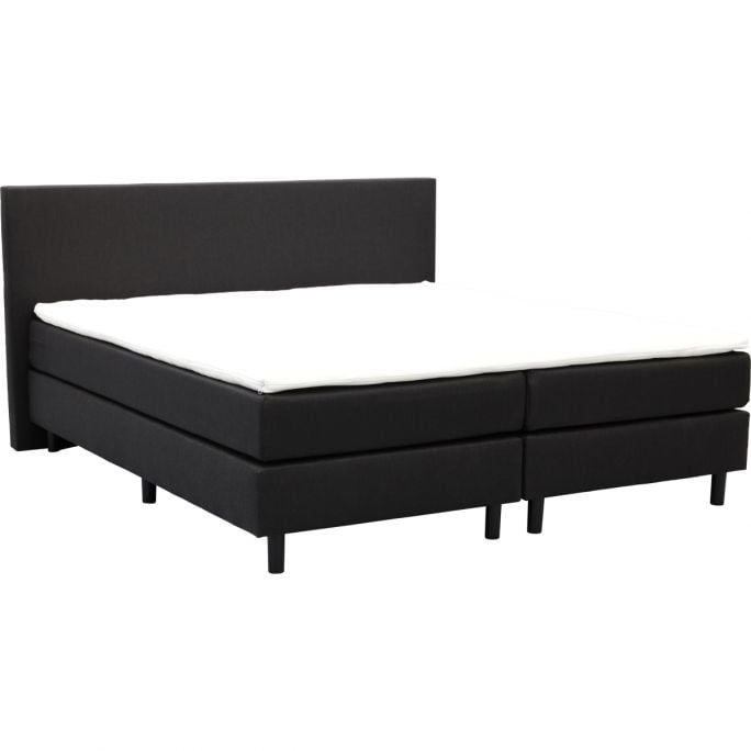 Boxspring Luca in stof Hugo Black