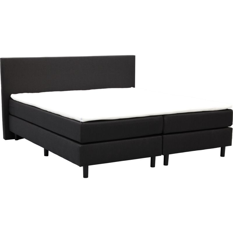 Boxspring Luca in stof Hugo Black