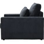 Loveseat Cocoon in Ribcord Antraciet