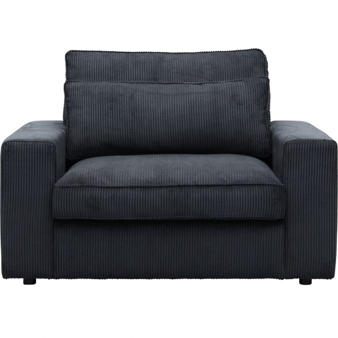 Loveseat Cocoon in Ribcord Antraciet