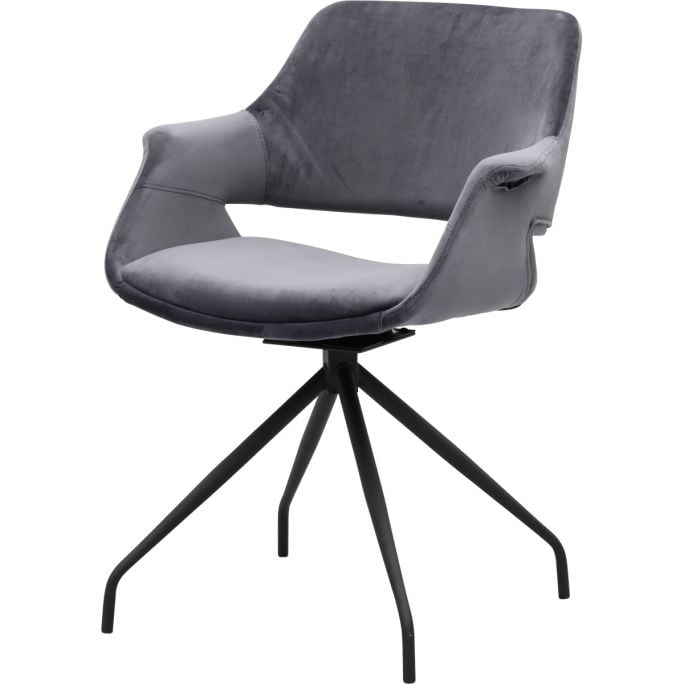 Eetkamerstoel Metz Dark Grey