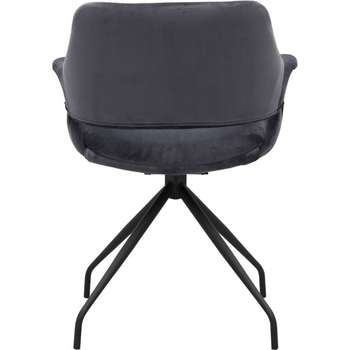 Eetkamerstoel Metz Dark Grey
