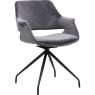 Eetkamerstoel Metz Dark Grey