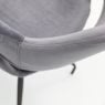 Eetkamerstoel Metz Dark Grey