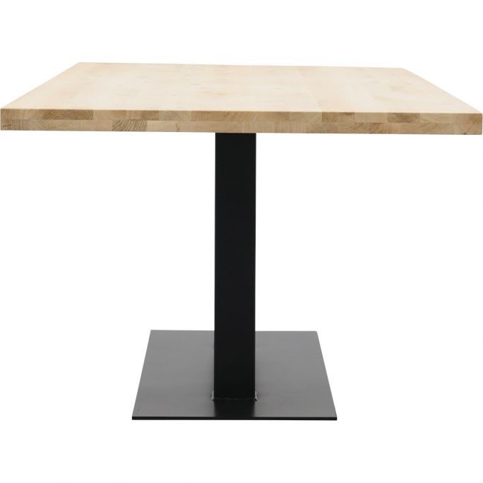 Eettafel Aspen met metalen tafelvoet dubbel