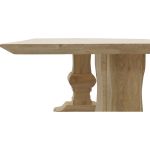 Eettafel Conroe met eiken kolompoot