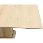 Eettafel Conroe met eiken kolompoot