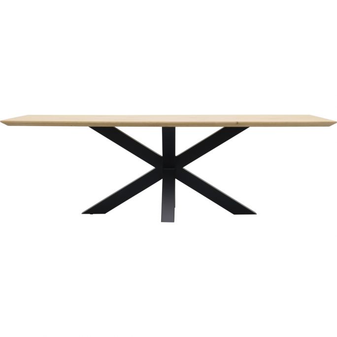 Eettafel Conroe met metalen spinpoot 10x10
