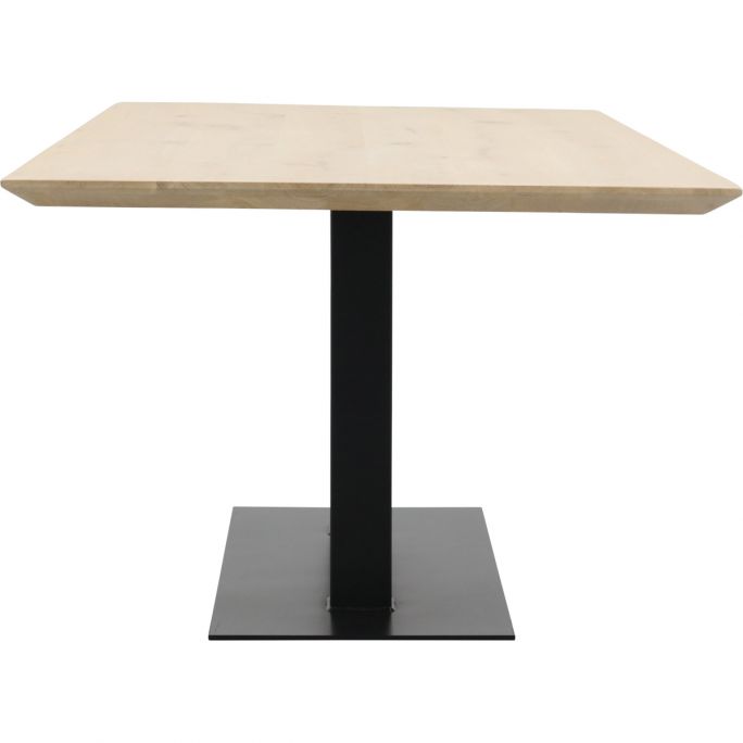 Eettafel Conroe met metalen tafelvoet dubbel