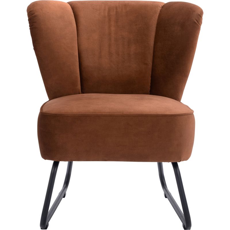Fauteuil Richmond velvet Copper