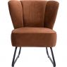 Fauteuil Richmond velvet Copper