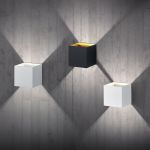 Wandlamp Louis zwart