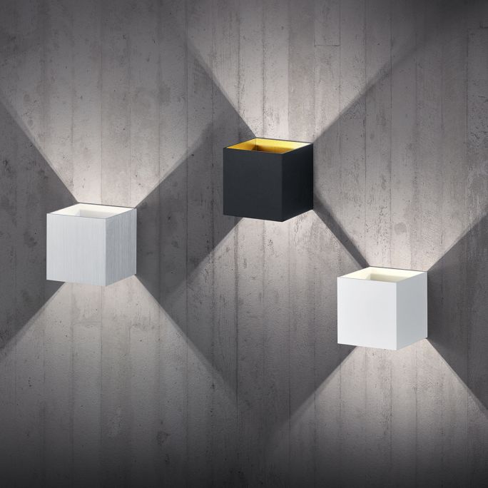 Wandlamp Louis zwart
