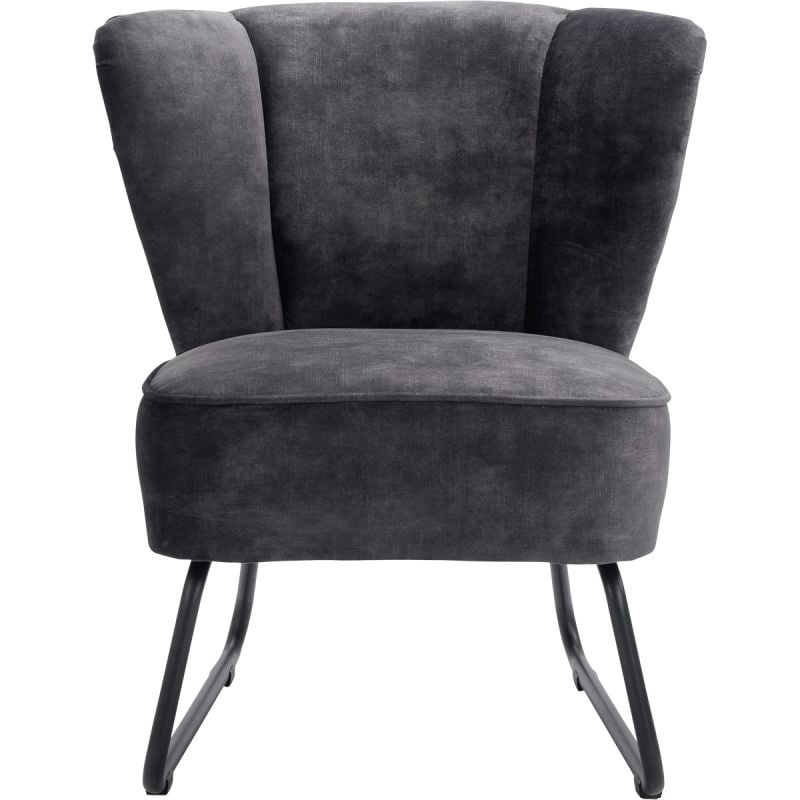 Fauteuil Richmond velvet Antraciet