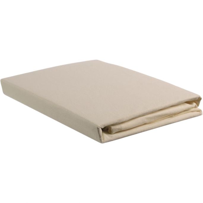 Hoeslaken Jersey Natural 90x200/220