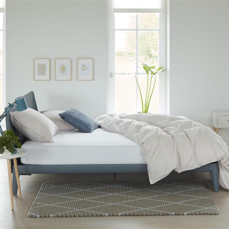 Hoeslaken Jersey White 160x200/220