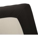 Hoeslaken Jersey Black 160x200/220