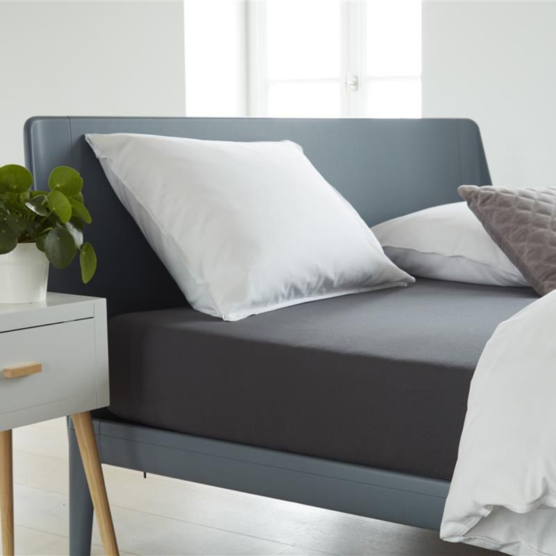 Hoeslaken Jersey Anthracite 180x200/220