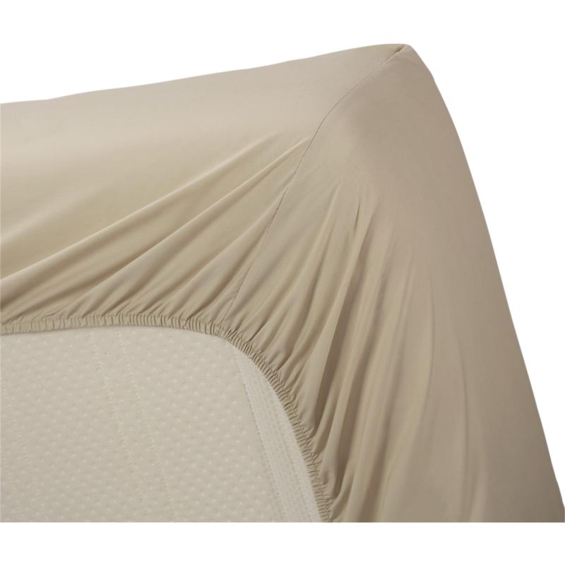 Hoeslaken Percale Sand 180x210/220