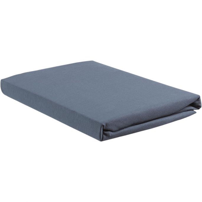 Hoeslaken Jersey Blue 90x200/220