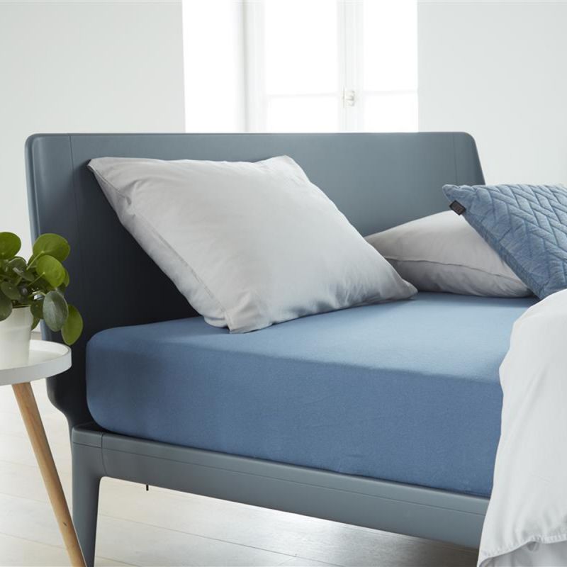 Hoeslaken Jersey Blue 160x200/220