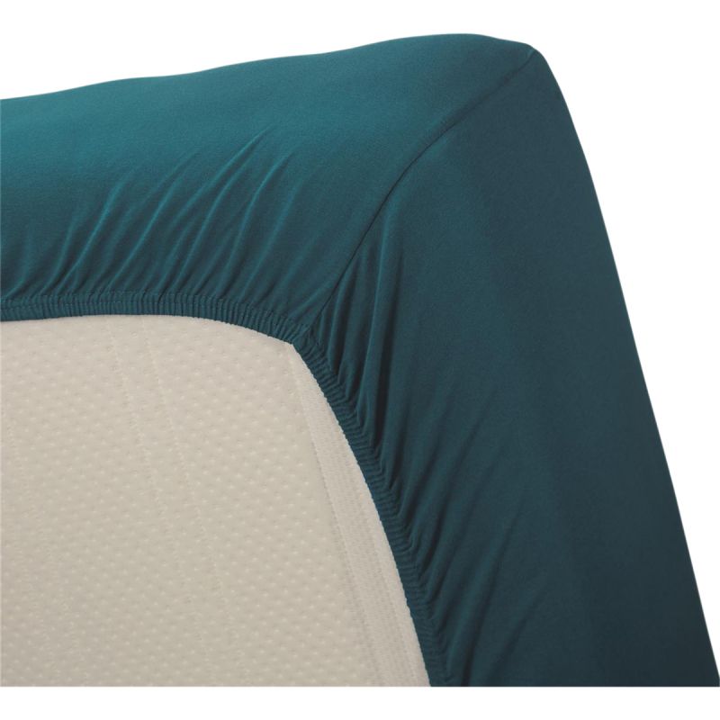 Hoeslaken Jersey Sea Green 90x200/220