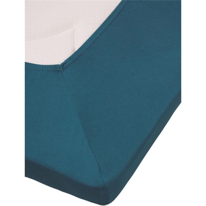 kompas taal Lijken Hoeslaken Jersey Topper Sea Green 70/80/90x200/210 NLslaapt.nl