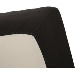 Hoeslaken Jersey Black 120x200/210