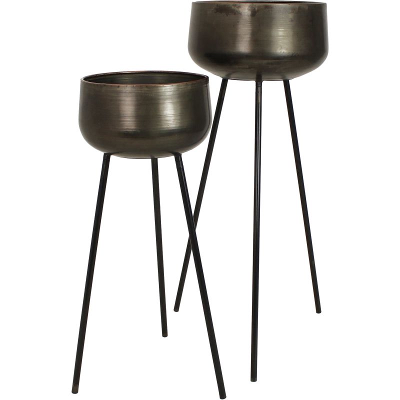 Plantenstandaard Metal set van 2