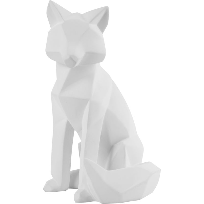 Image of Decoratie Origami Fox wit large