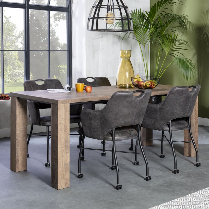 Eetkamerstoel Strava Antraciet