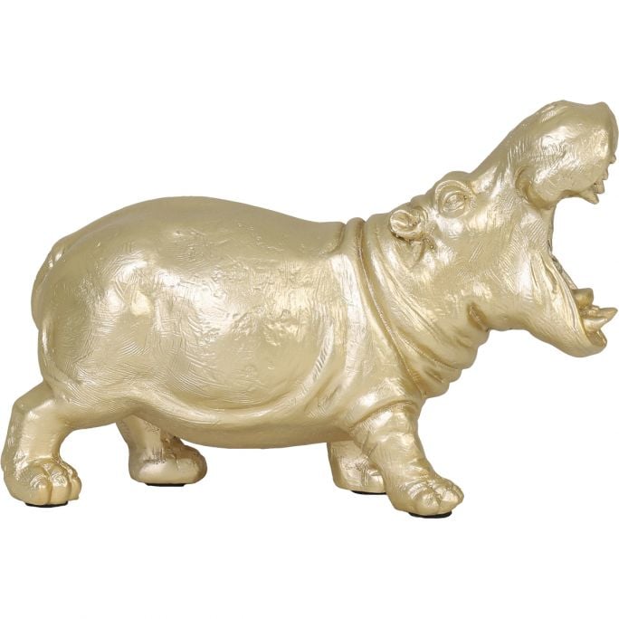 Tafellamp Nijlpaard goud