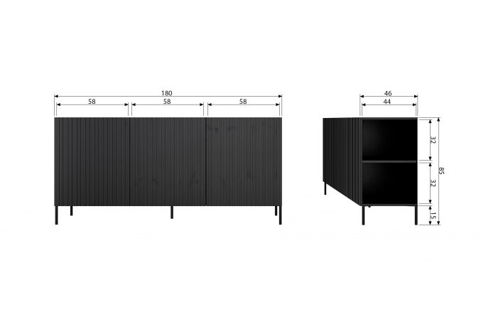 Dressoir Gravure Eiken Naturel