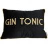 Kussen Gin Tonic 40x60 zwart