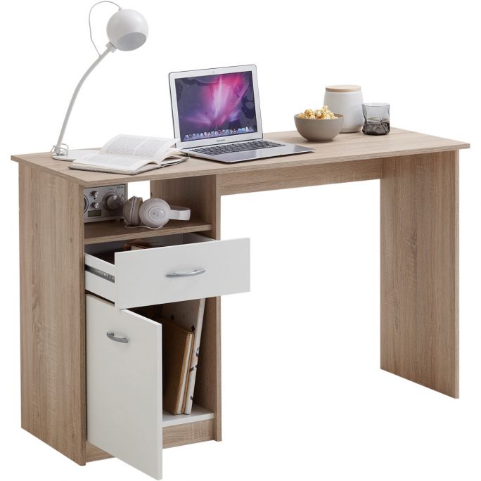 Bureau Joppe - eiken-wit
