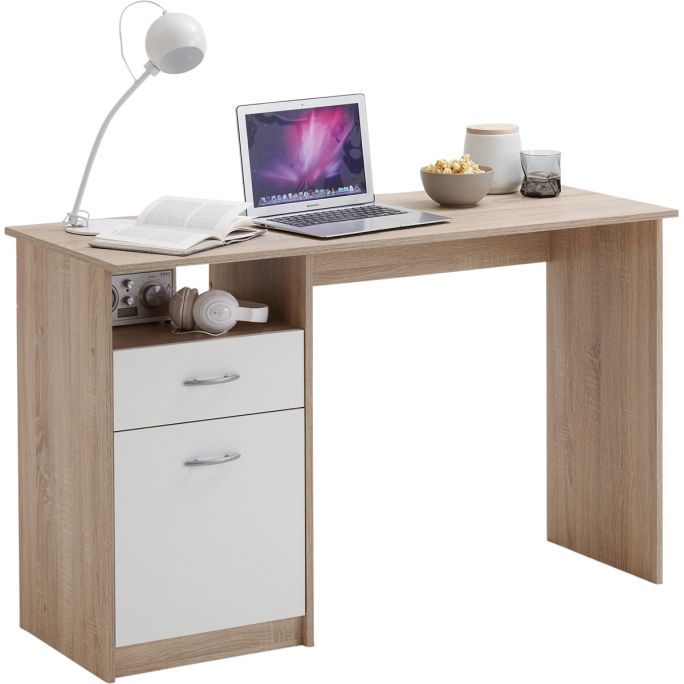 Bureau Joppe - eiken-wit