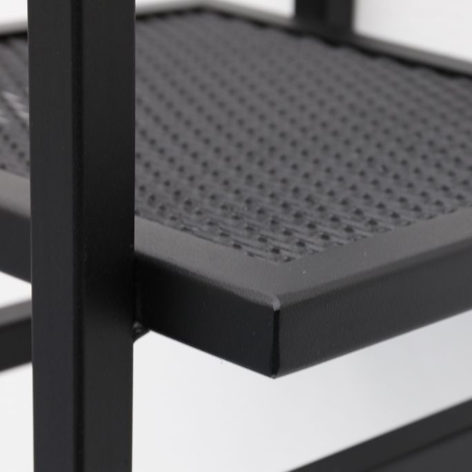 Wandrek Baja 30cm Zwart Metaal