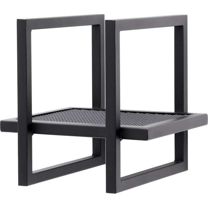 Wandrek Baja 30cm Zwart Metaal