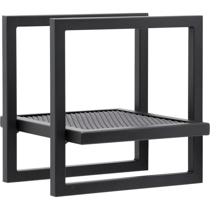 Wandrek Baja 30cm Zwart Metaal