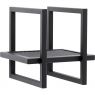 Wandrek Baja 30cm Zwart Metaal