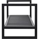 Wandrek Baja 100cm Zwart Metaal
