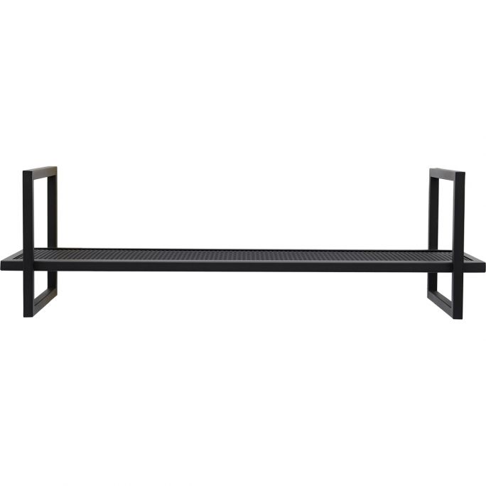 Wandrek Baja 100cm Zwart Metaal