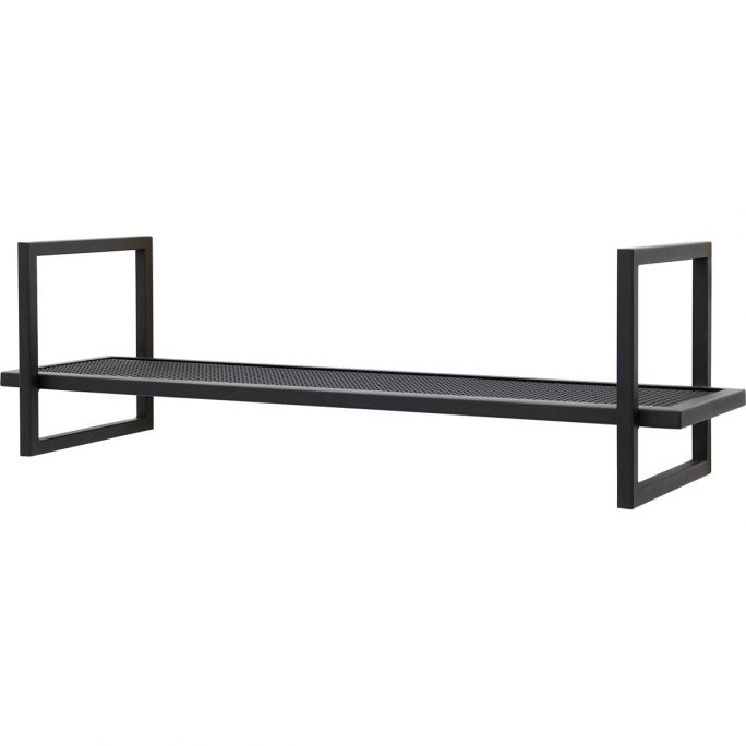 Wandrek Baja 100cm Zwart Metaal