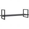 Wandrek Baja 100cm Zwart Metaal