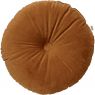 Kussen Olly rond Tobacco Brown