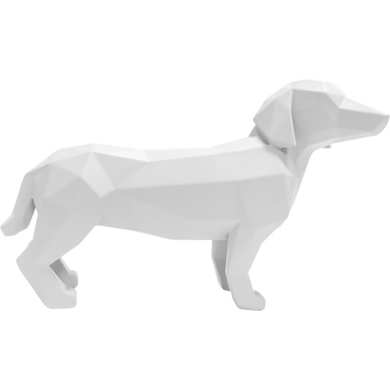 Image of Decoratie Origami Hond wit