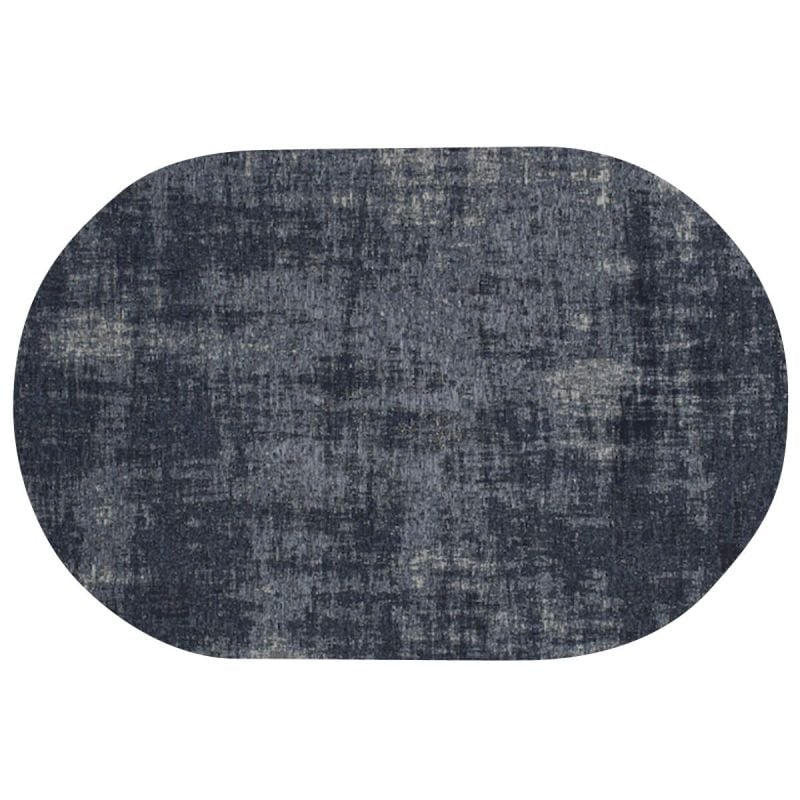 Vloerkleed Rovinj ovaal donkerblauw 35 afbeelding