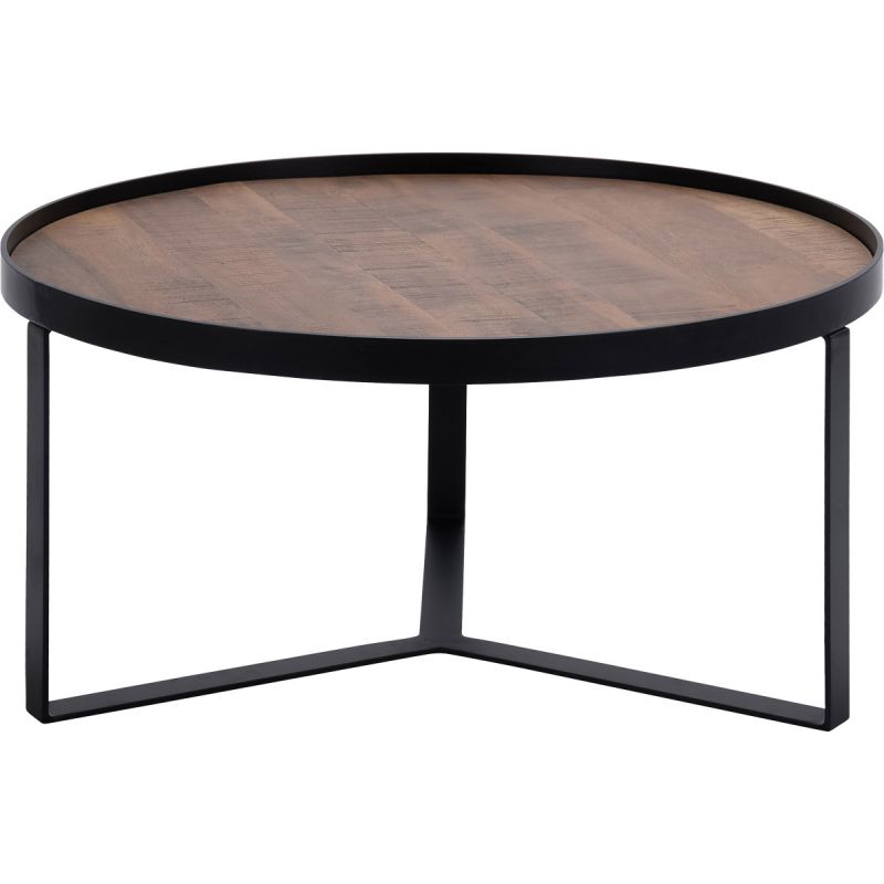 Salontafel Hampton rond 80cm naturel