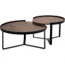 Salontafel Hampton Plus set van 2 rond naturel
